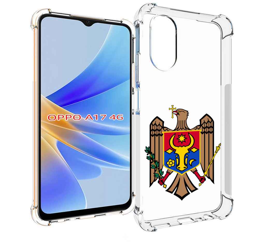 

Чехол MyPads герб-молдовы для OPPO A17, Прозрачный, Tocco
