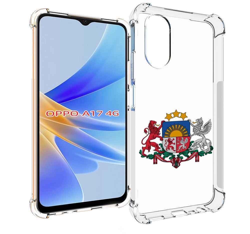 

Чехол MyPads герб-латвии для OPPO A17, Прозрачный, Tocco