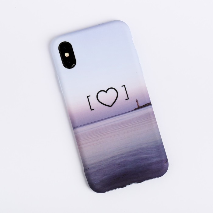 Чехол Like me для iPhone X, XS, Любовь? Это маяк