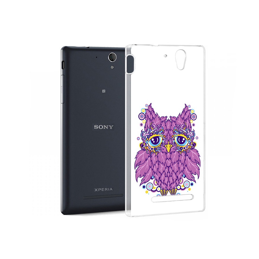 

Чехол MyPads Tocco для Sony Xperia C5 Ultra Розовая сова (PT16261.253.147), Прозрачный, Tocco
