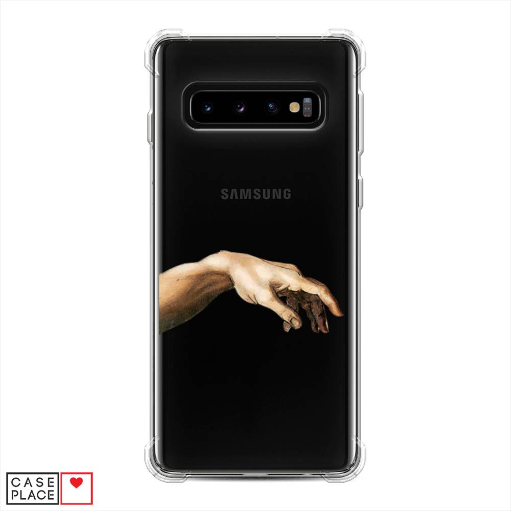 фото Противоударный силиконовый чехол "creazione di adamo 1" на samsung galaxy s10 awog