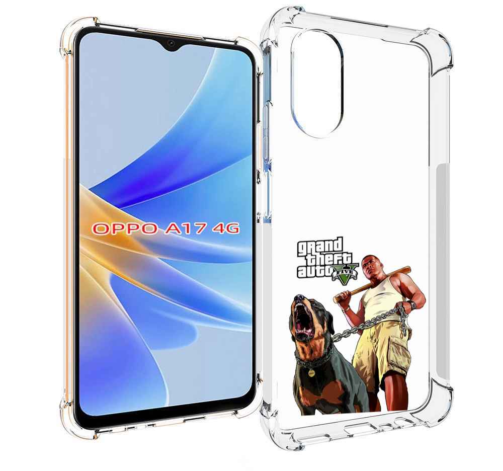 

Чехол MyPads GTA грозная собака для OPPO A17, Прозрачный, Tocco