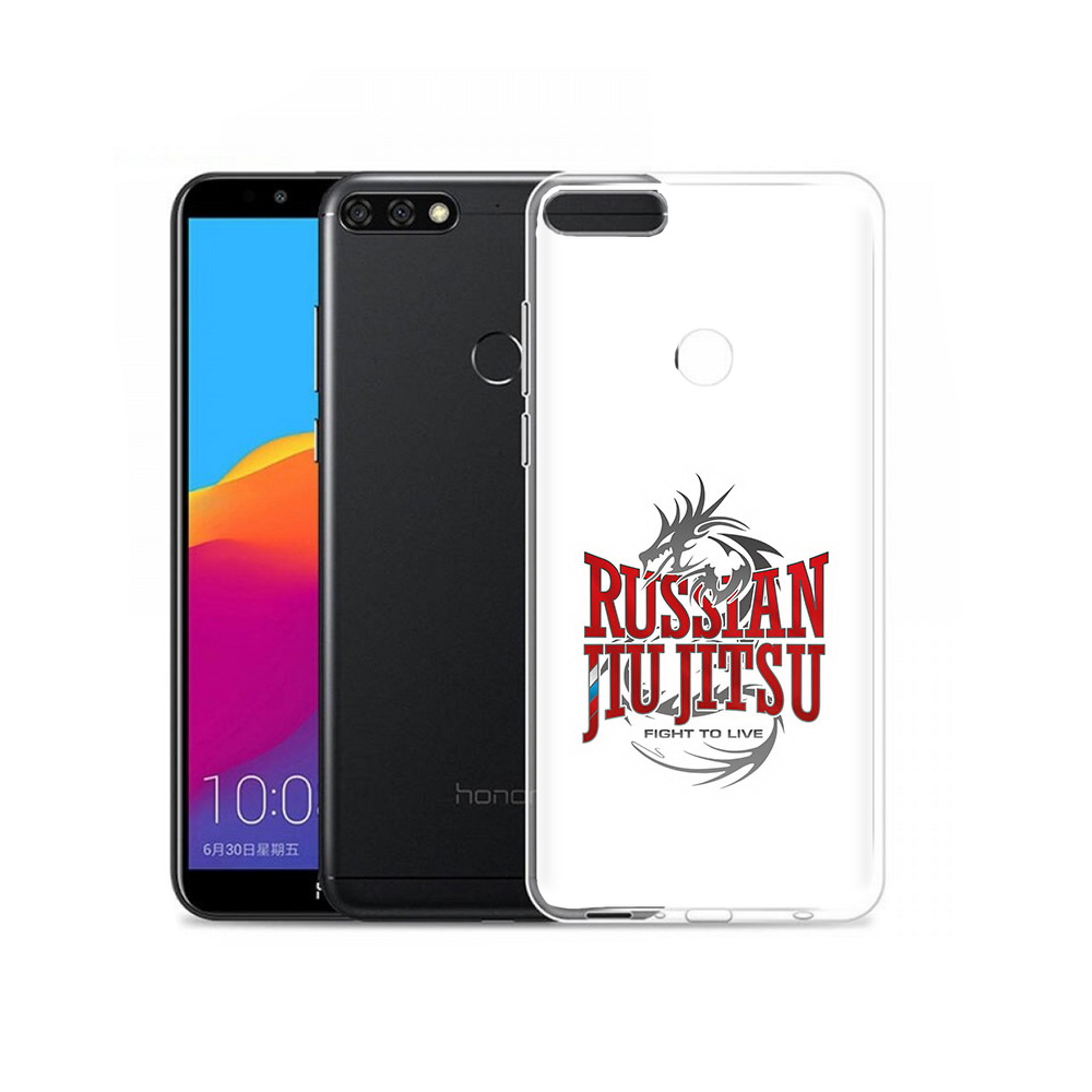 

Чехол MyPads Tocco для Honor 7C Pro джиу джитсу (PT113786.47.321), Прозрачный, Tocco