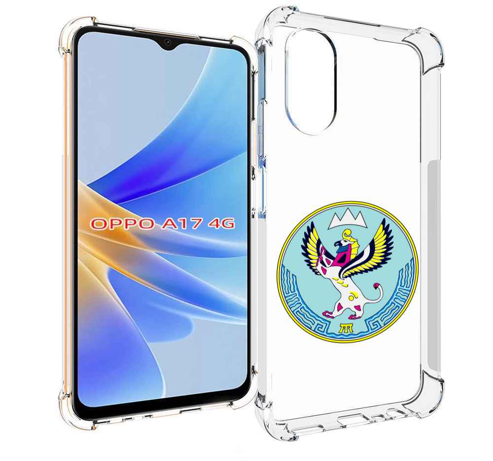 

Чехол MyPads герб-алтаи-горно-алтаиск для OPPO A17, Прозрачный, Tocco