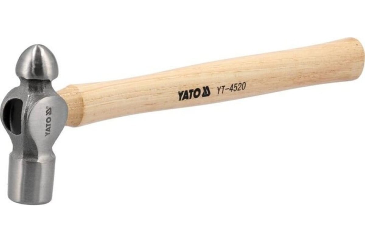 Молоток Рихтовочный С Деревянной Ручкой 450 Г YATO арт. YT-4520 лопатка палетка с деревянной ручкой прямая 20 5 см
