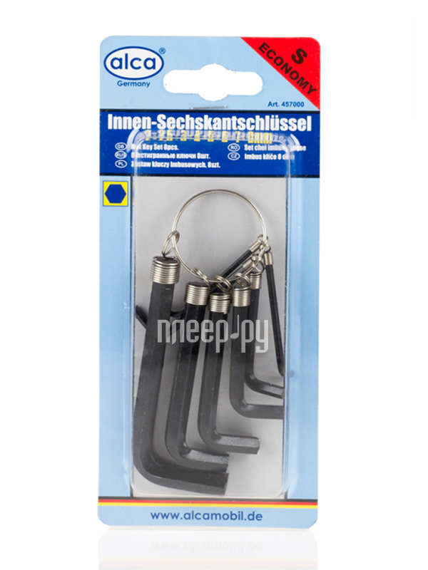 

Набор шестигранных ключей Alca 457000