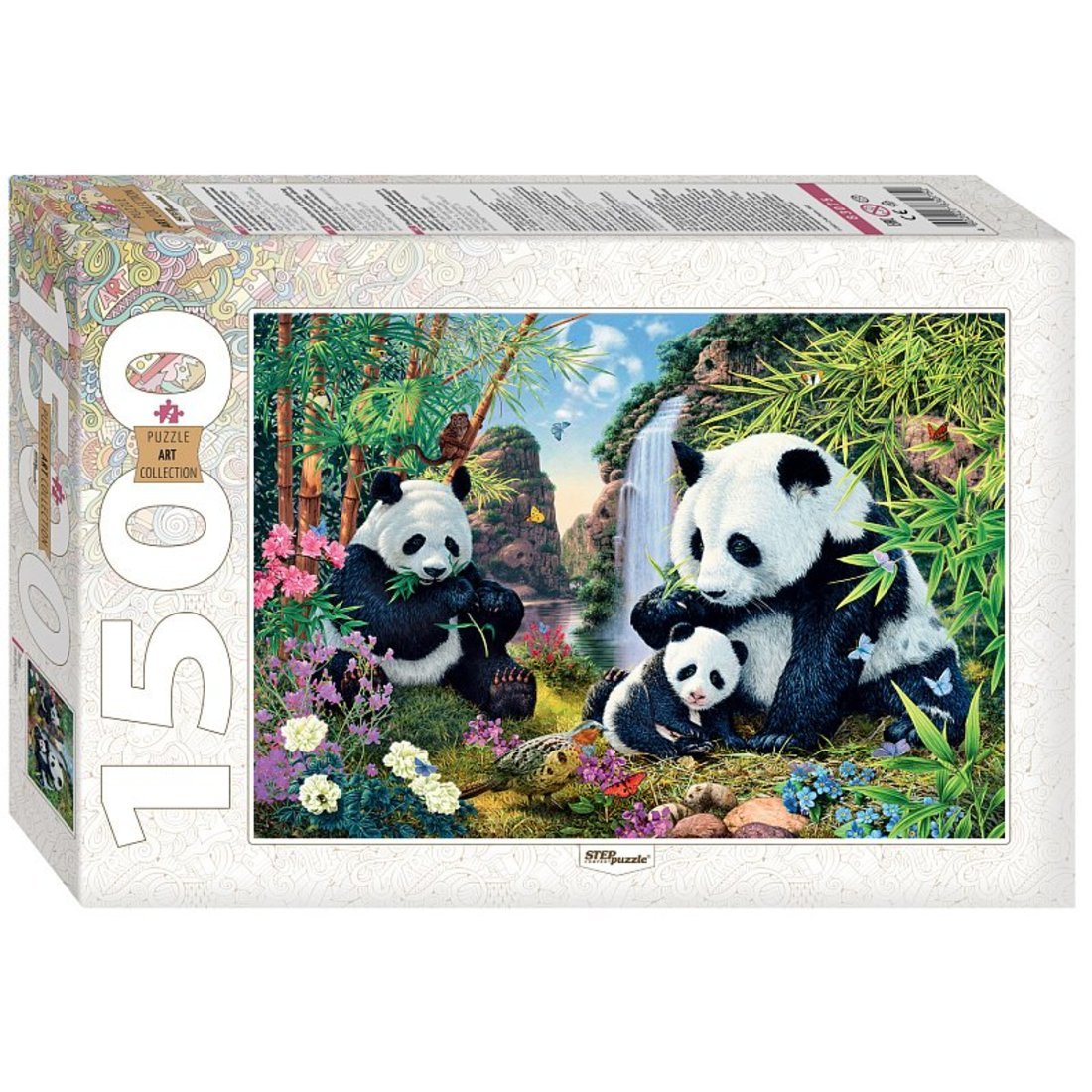 

Пазлы Step Puzzle Панды 1500 элементов 83075