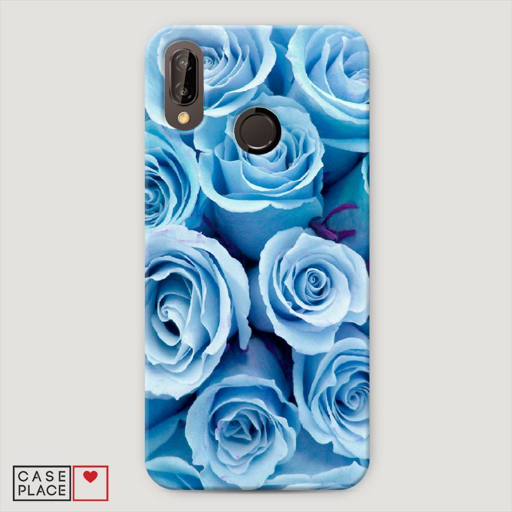 

Чехол Awog "Лазурные розы" для Huawei Nova 3E, 65620-6