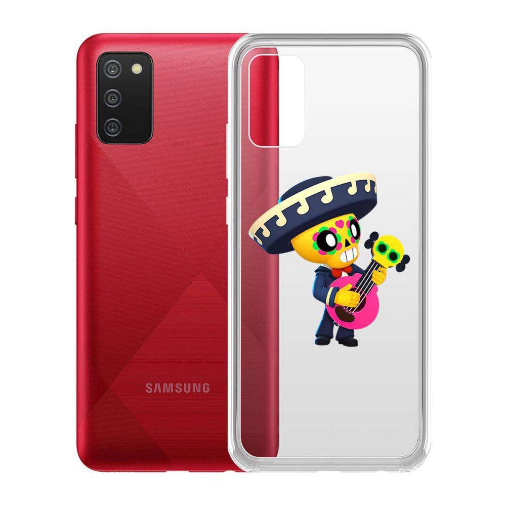 Чехол-накладка Brawl Stars-Поко для Samsung Galaxy A02s (A025)