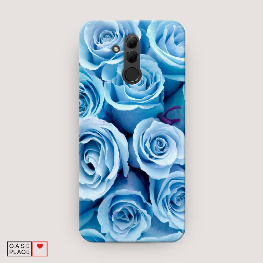 фото Чехол awog "лазурные розы" для huawei mate 20 lite