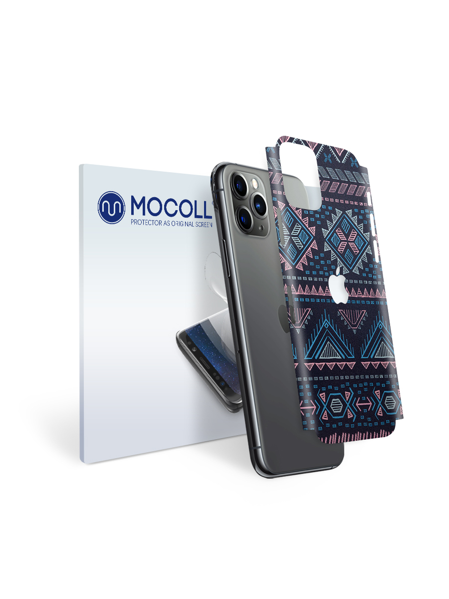 

Пленка защитная MOCOLL для задней панели Apple iPhone 11 Богемный узор Аргайл