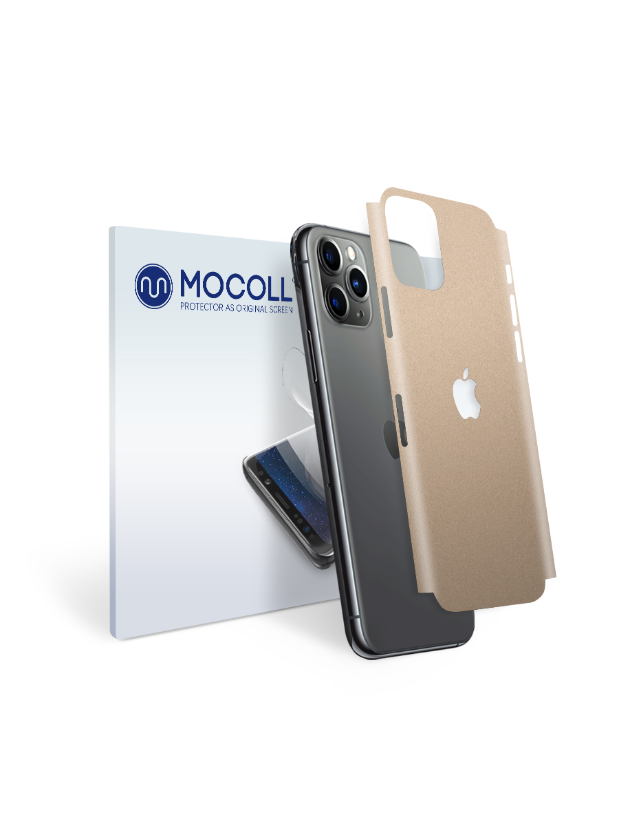 

Пленка защитная MOCOLL для задней панели Apple iPhone 11 Pro Max Кожа Белая