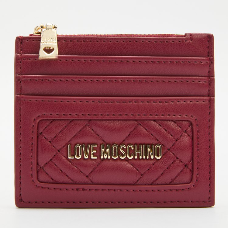 Кредитница женская Love Moschino JC5685PP бордовая