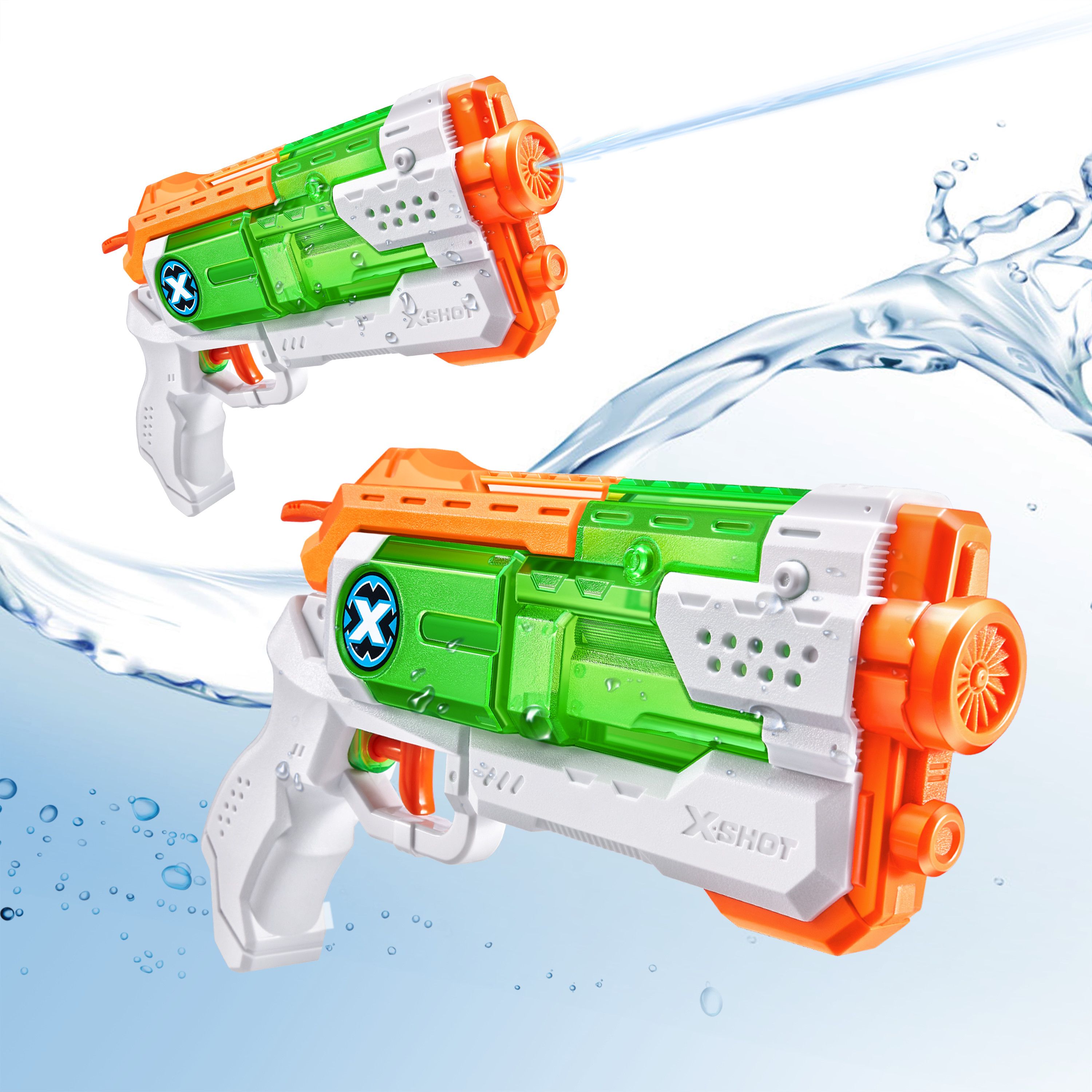 Игрушечный набор с водными бластерами ZURU X-SHOT WATER FAST-FILL Micro 2 шт 56244