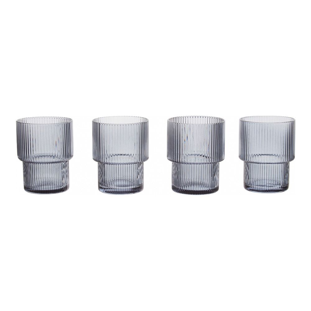 Набор стаканов Premier Housewares Farrow Gray 4 шт, 230 мл, 1405487
