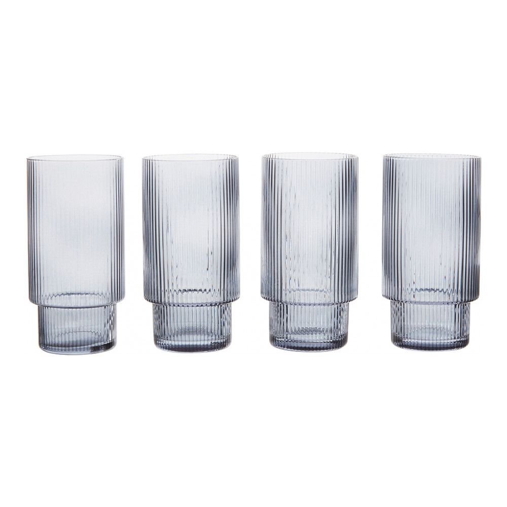 Набор стаканов Premier Housewares Farrow Gray 4 шт, 420 мл, 1405486