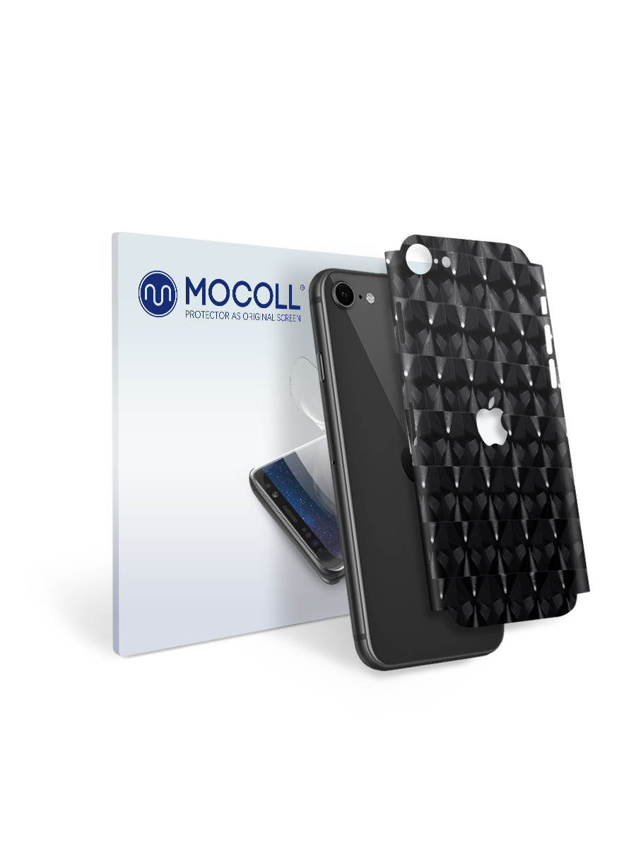 

Пленка защитная MOCOLL для задней панели Apple iPhone 8 PLUS Кошачий глаз Черный
