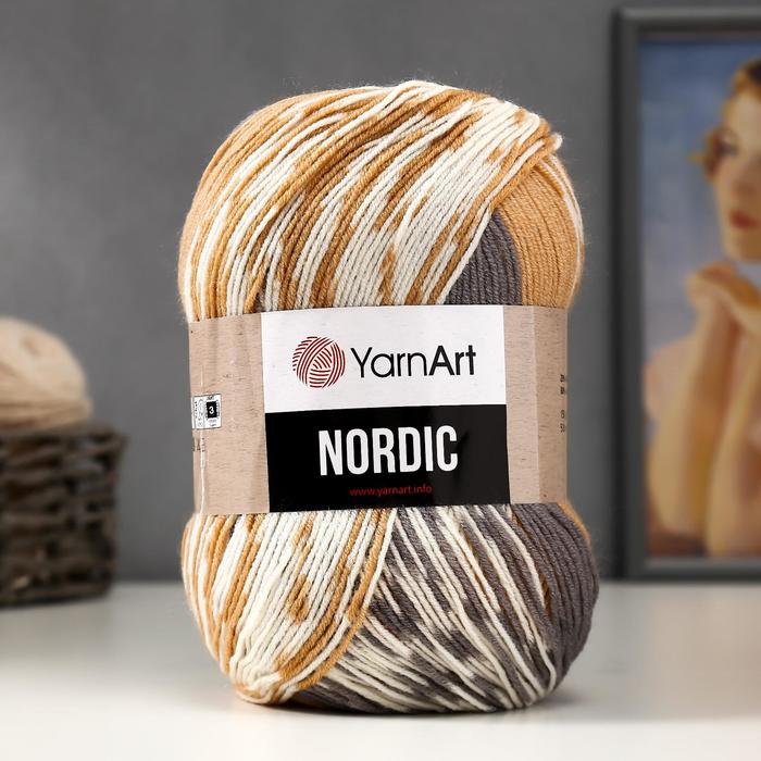 

Пряжа "Nordic" 20% шерсть, 80% акрил 510м/150гр (657), Пряжа для вязания "Nordic"