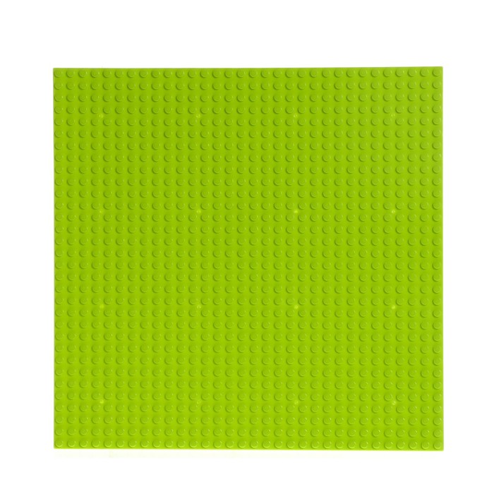 

Пластина-основание для конструктора, 25,5x25,5 см, цвет салатовый