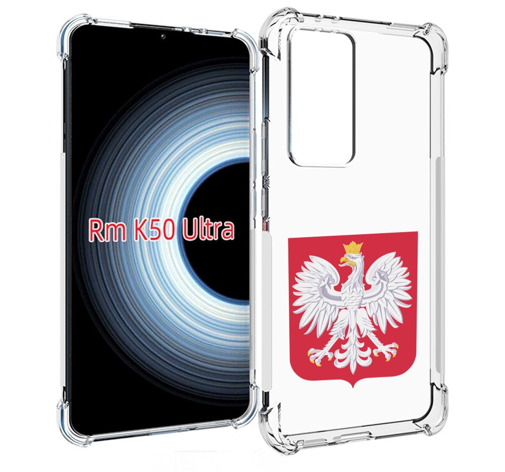 

Чехол MyPads герб-польши для Xiaomi 12T / Redmi K50 Ultra, Прозрачный, Tocco
