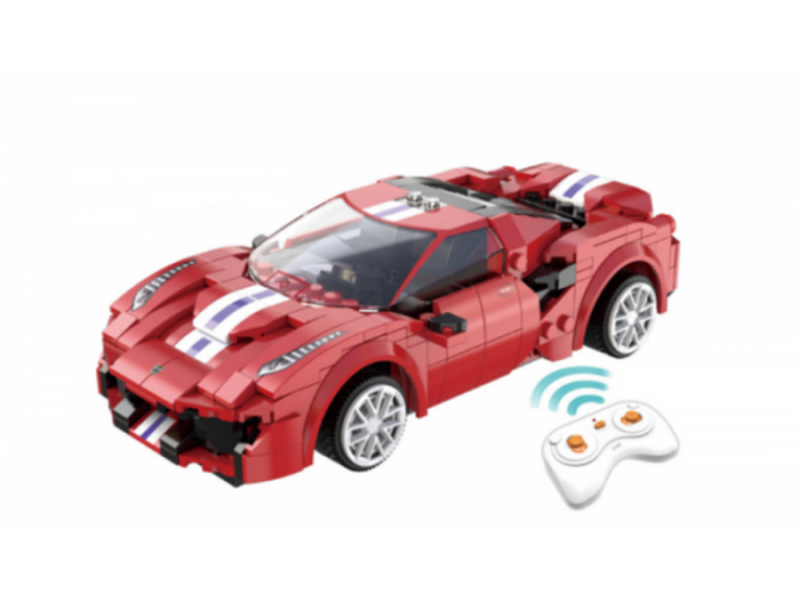 Конструктор радиоуправляемый CADA Ferrari 488, 306 элементов, C51072W mjx радиоуправляемый автомобиль 1 14 ferrari f430 spider