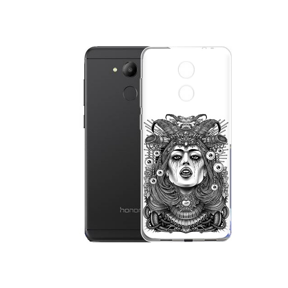

Чехол MyPads Tocco для Honor 6C портрет девушки черно белый (PT67887.49.551), Прозрачный, Tocco