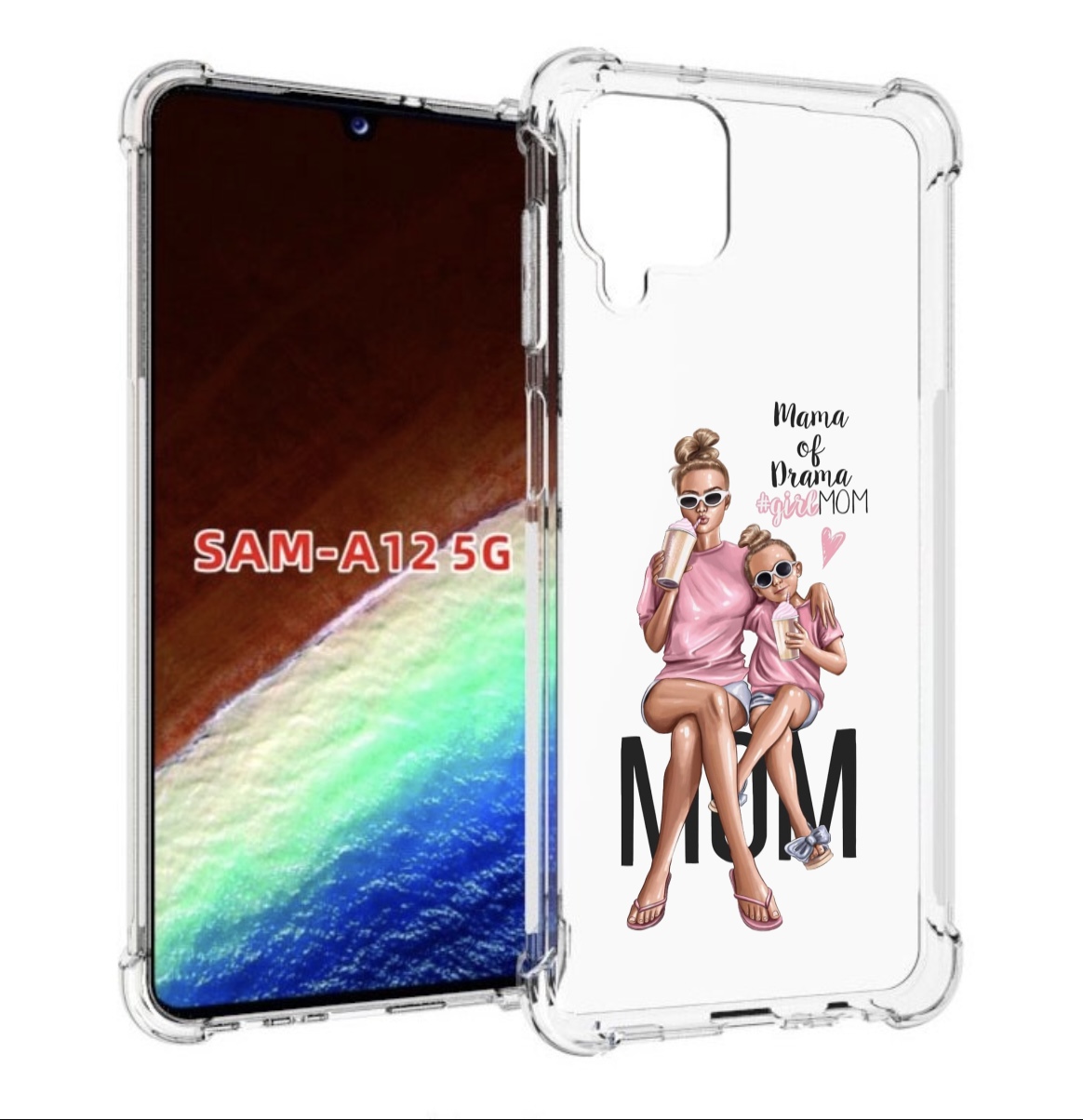 Чехол MyPads Мама-мечты женский для Samsung Galaxy A12 (SM-A125F) 2020/21