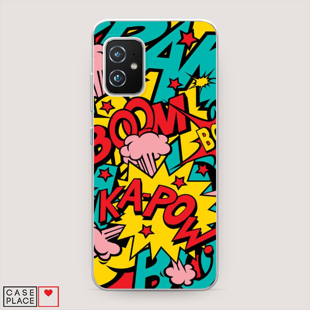 

Чехол Awog на Asus Zenfone 8 Mini "Постер pop art", Голубой;желтый;красный, 44350-9