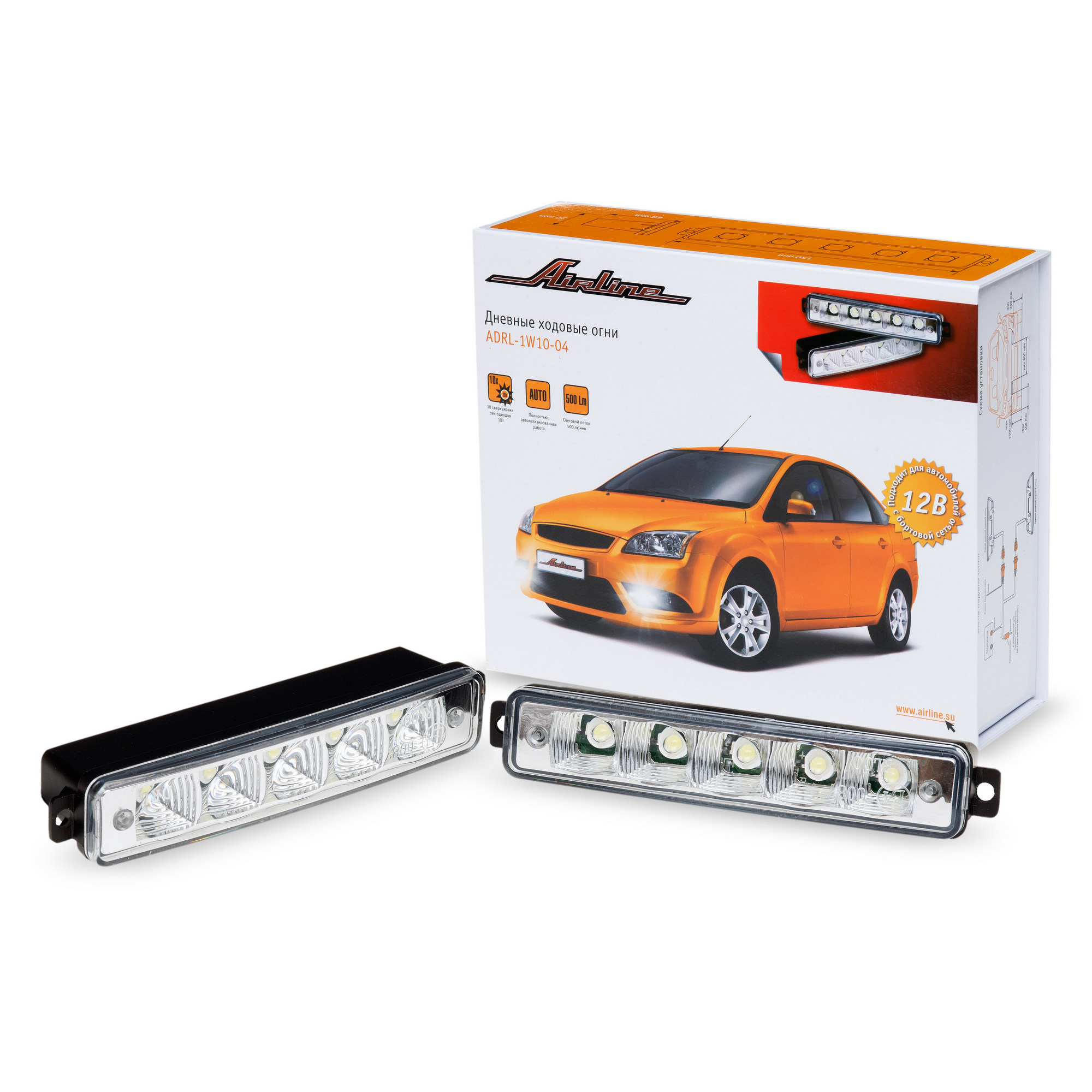 

Ходовые огни 1Вт*10LED AIRLINE ADRL-1W10-04, ADRL-1W10-04