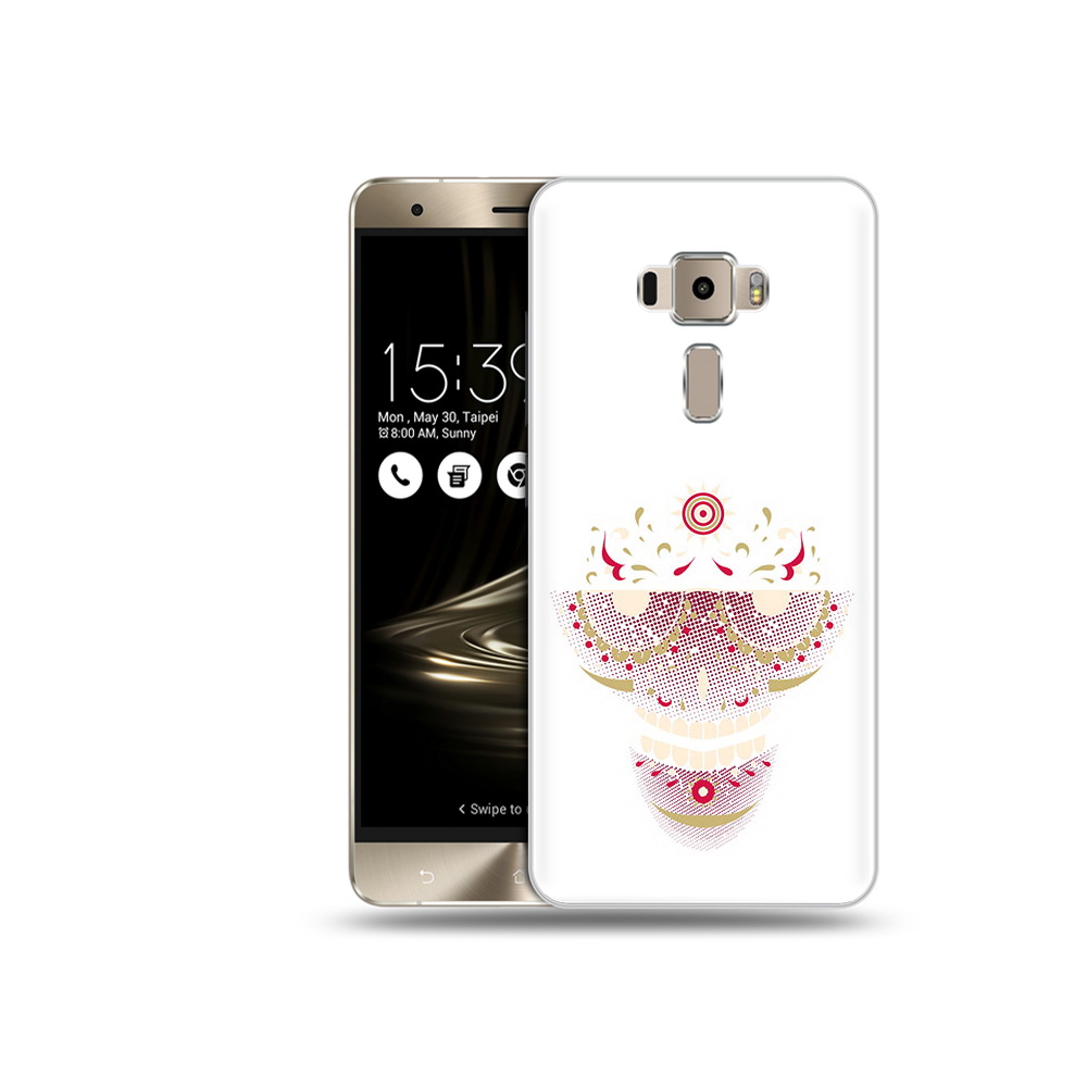 Чехол MyPads Tocco для Asus ZenFone 3 Neo (ZE520KL) карнавальный скелет абстракция