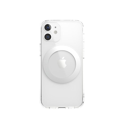 фото Чехол-накладка switcheasy magcrush для iphone 12 mini (5.4") transparent/silver