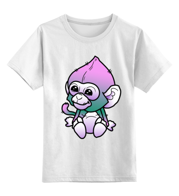 

Детская футболка Printio Обезьяна цв.белый р.104, 0000001025160