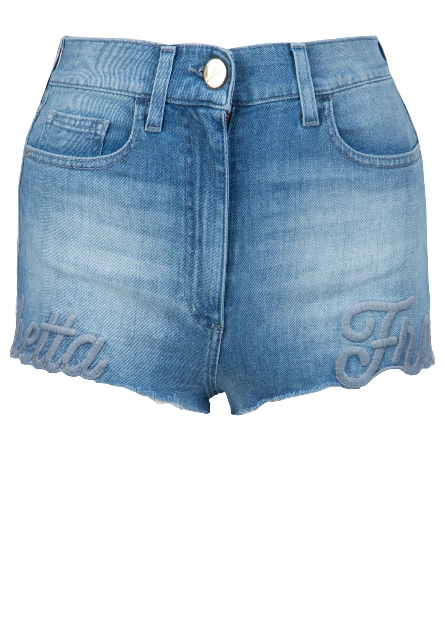 

Шорты женские Elisabetta Franchi 107877 голубые 27, 107877