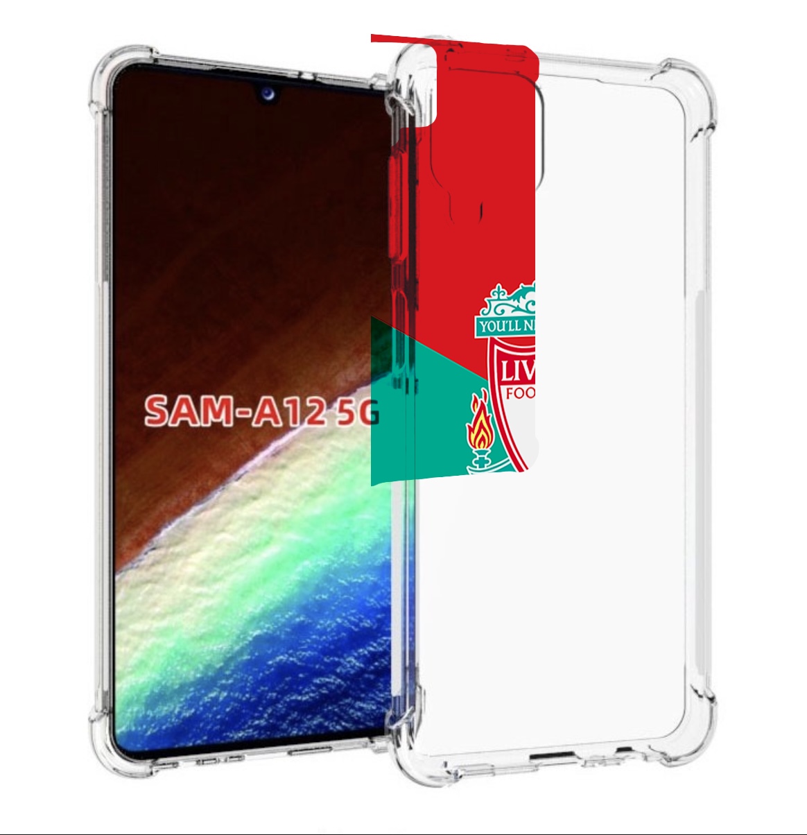 

Чехол MyPads Ливерпуль мужской для Samsung Galaxy A12 (SM-A125F) 2020/21, Прозрачный, Tocco
