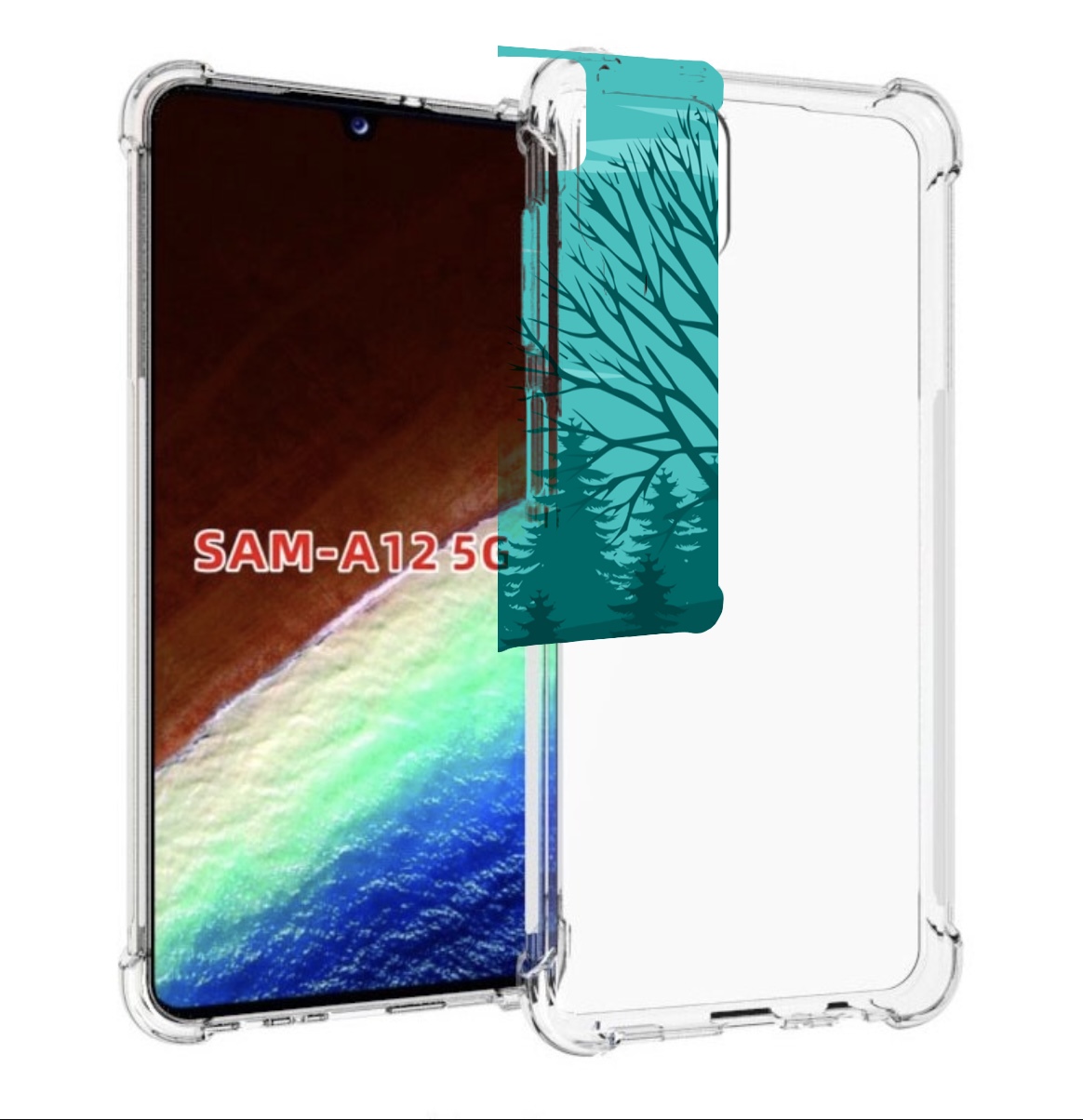 

Чехол MyPads Лес для Samsung Galaxy A12 (SM-A125F) 2020/21/A12 Nacho SM-A127F, Прозрачный, Tocco
