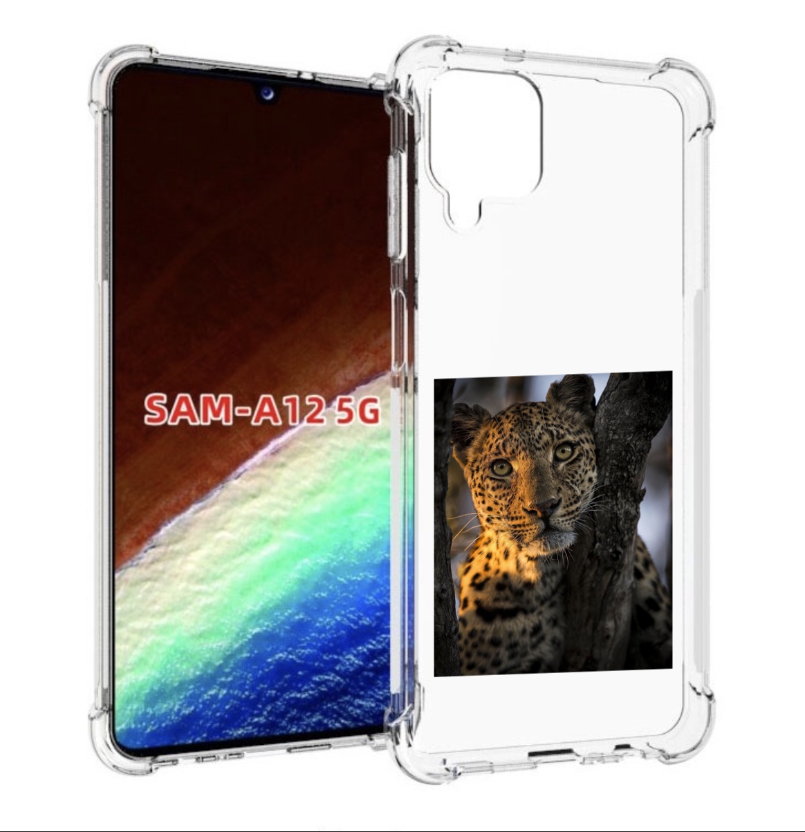 Чехол MyPads Леопард для Samsung Galaxy A12 (SM-A125F) 2020/21/A12 Nacho SM-A127F
