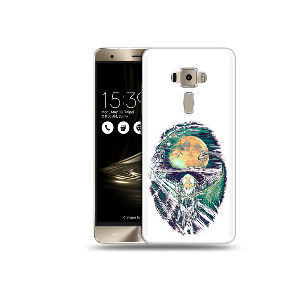 

Чехол MyPads Tocco для Asus ZenFone 3 Neo (ZE520KL) зубастое существо абстракция, Прозрачный, Tocco
