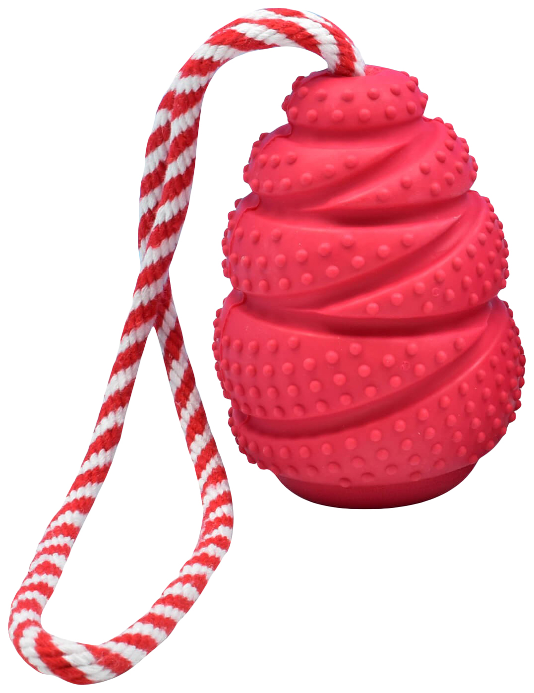 

Игрушка для собак Ferribiella со шнуром, красная, 11,1 см