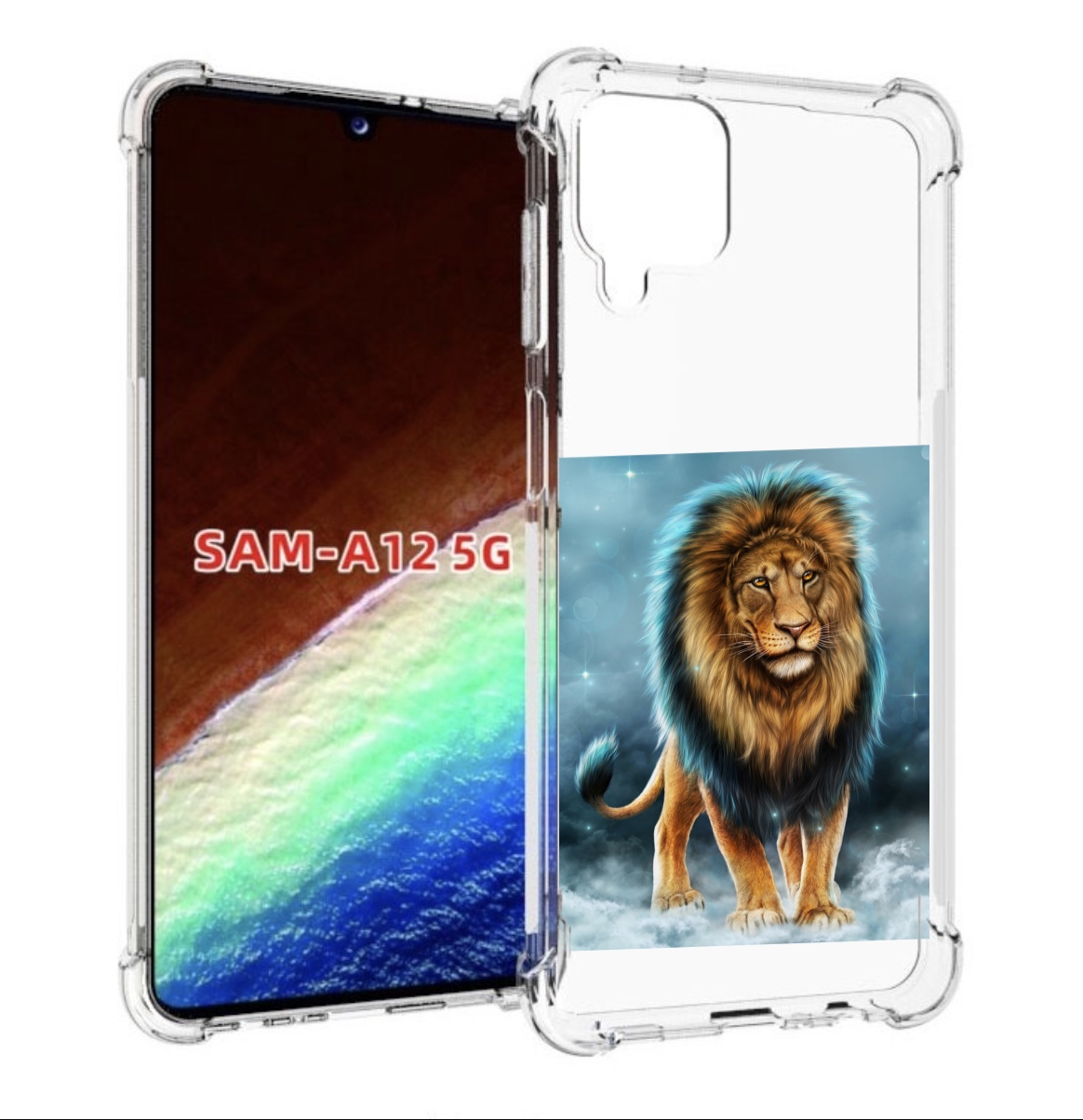 

Чехол MyPads Лев-в-тумане для Samsung Galaxy A12 (SM-A125F) 2020/21/A12 Nacho SM-A127F, Прозрачный, Tocco