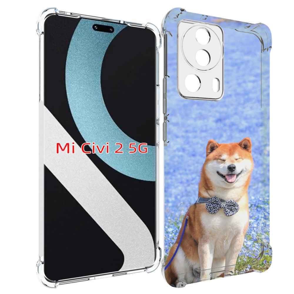 

Чехол MyPads сиба шиба ину 2 для Xiaomi Civi 2, Прозрачный, Tocco