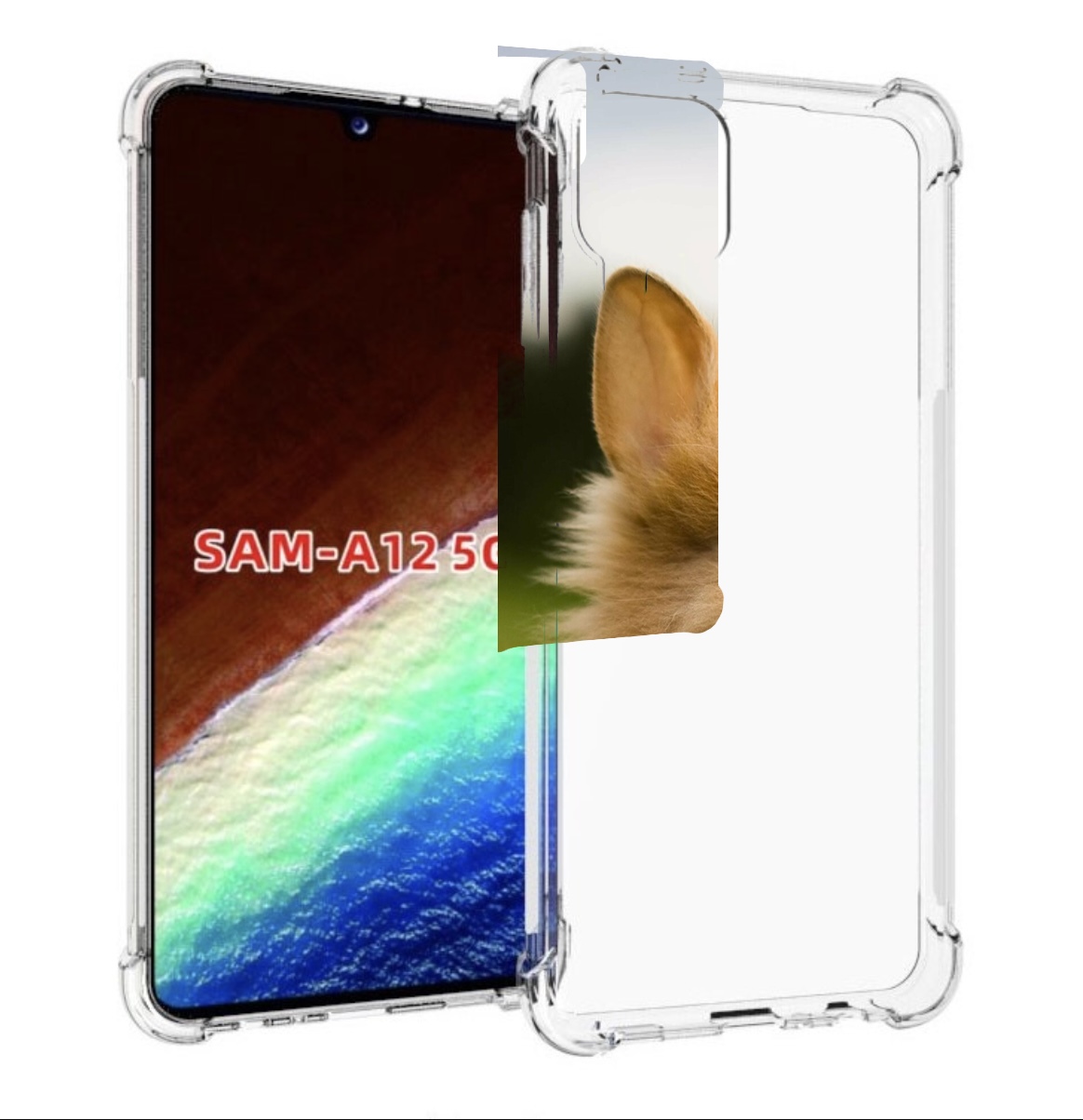 

Чехол MyPads Кролик для Samsung Galaxy A12 (SM-A125F) 2020/21/A12 Nacho SM-A127F, Прозрачный, Tocco