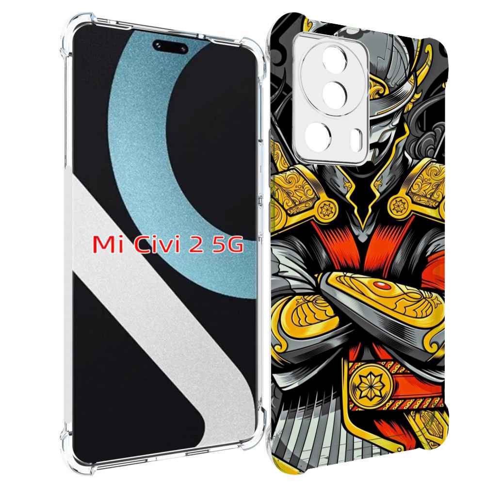 

Чехол MyPads самурай для Xiaomi Civi 2, Прозрачный, Tocco