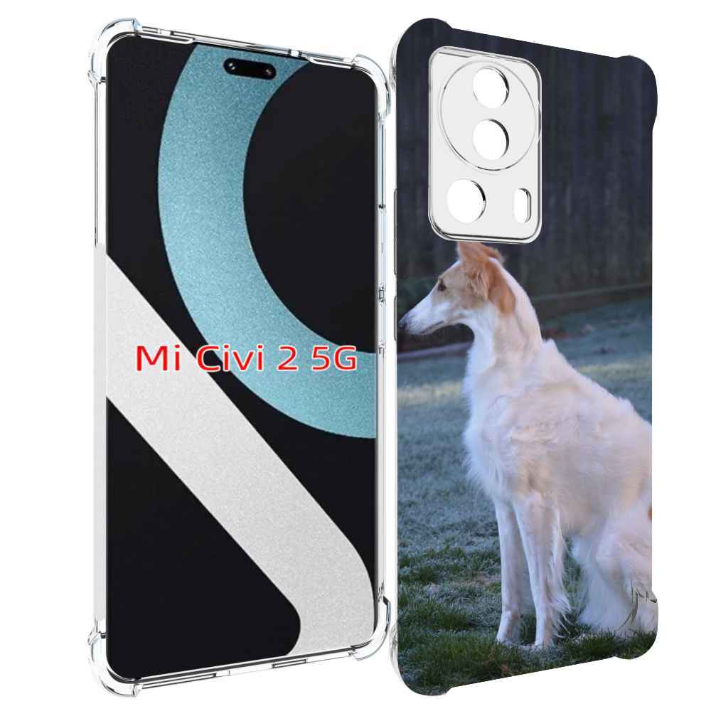 

Чехол MyPads русская псовая борзая для Xiaomi Civi 2, Прозрачный, Tocco