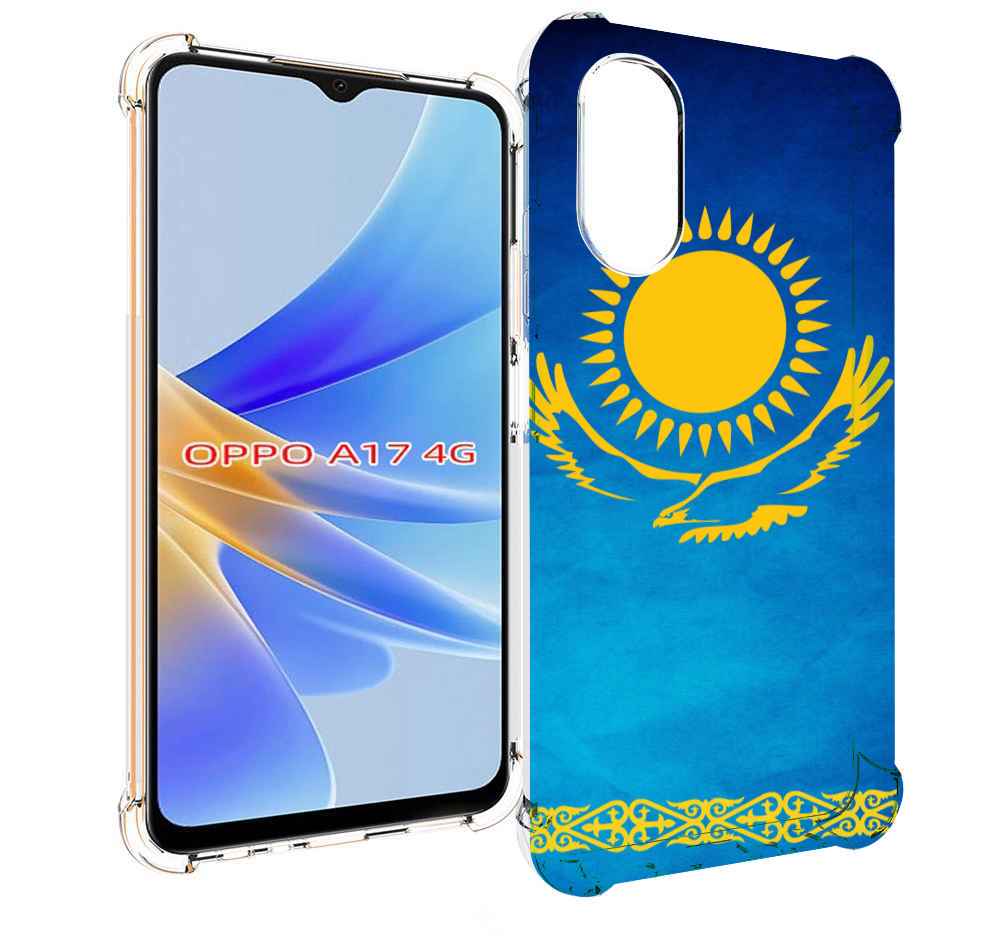 

Чехол MyPads герб и флаг казахстана для OPPO A17, Прозрачный, Tocco