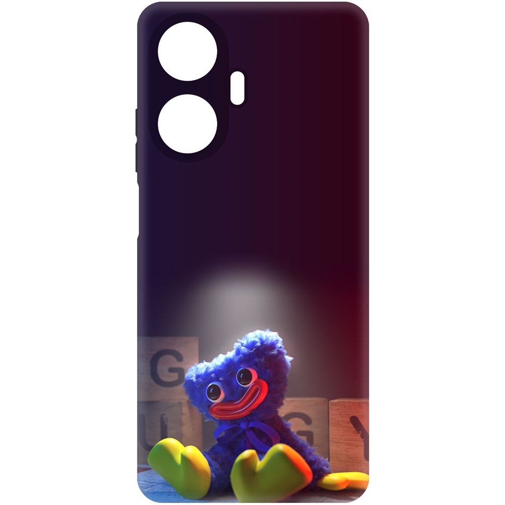 

Чехол-накладка Софт Хаги Ваги игрушка для Realme C55, Черный