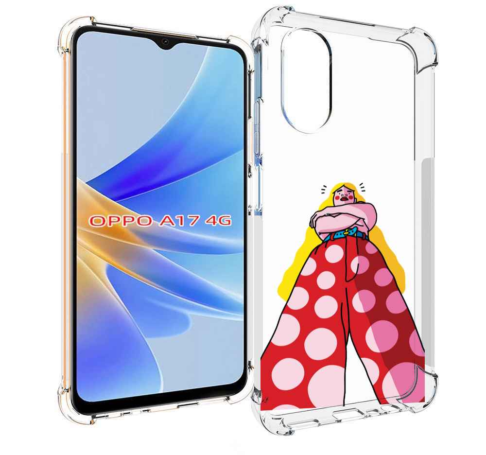 

Чехол MyPads высокая-девушка для OPPO A17, Прозрачный, Tocco