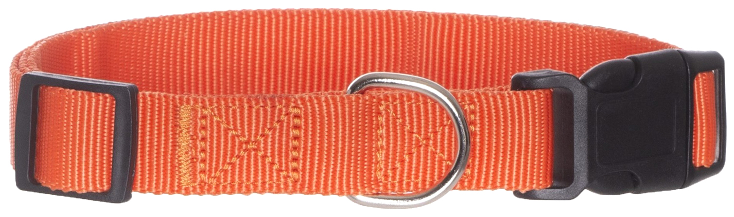 Ошейник для собак Yami-Yami Сити, оранжевый, 20 мм, 30-43 см