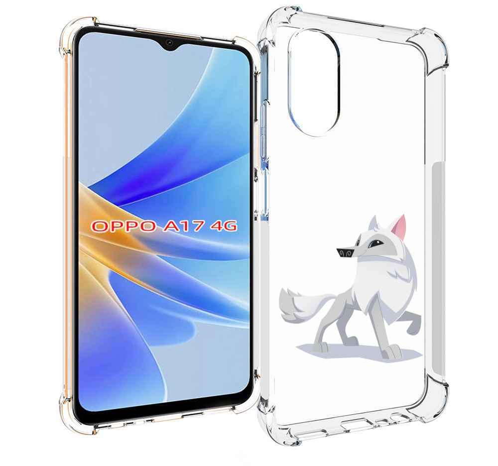 

Чехол MyPads волчок-серый для OPPO A17, Прозрачный, Tocco