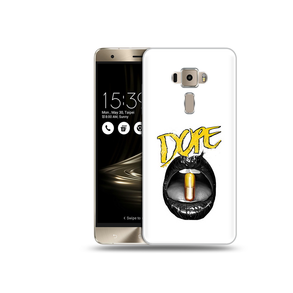 

Чехол MyPads Tocco для Asus ZenFone 3 Neo (ZE520KL) губы (PT38045.651.303), Прозрачный, Tocco