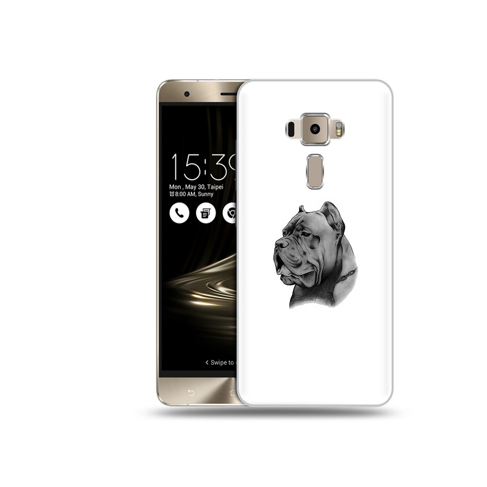 

Чехол MyPads Tocco для Asus ZenFone 3 Neo (ZE520KL) грозный бульдог (PT38045.651.300), Прозрачный, Tocco